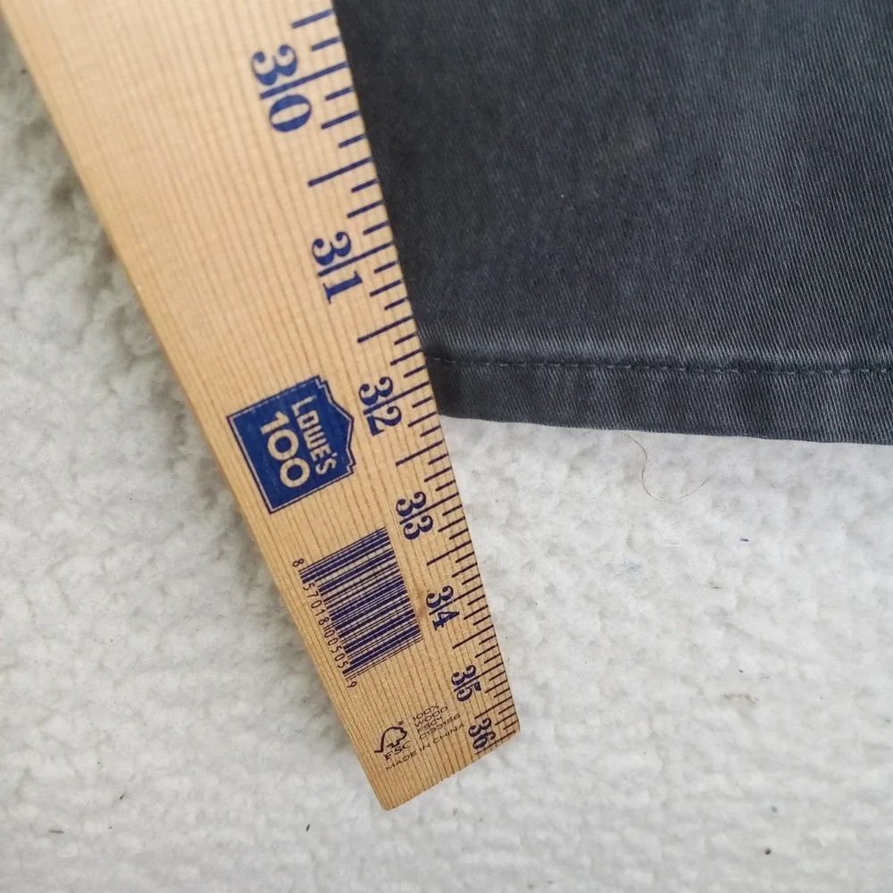 Dockers All Seasons Tech Slim Fit Pants Mens 33 Charcoal Gray Chino 5-Pocket